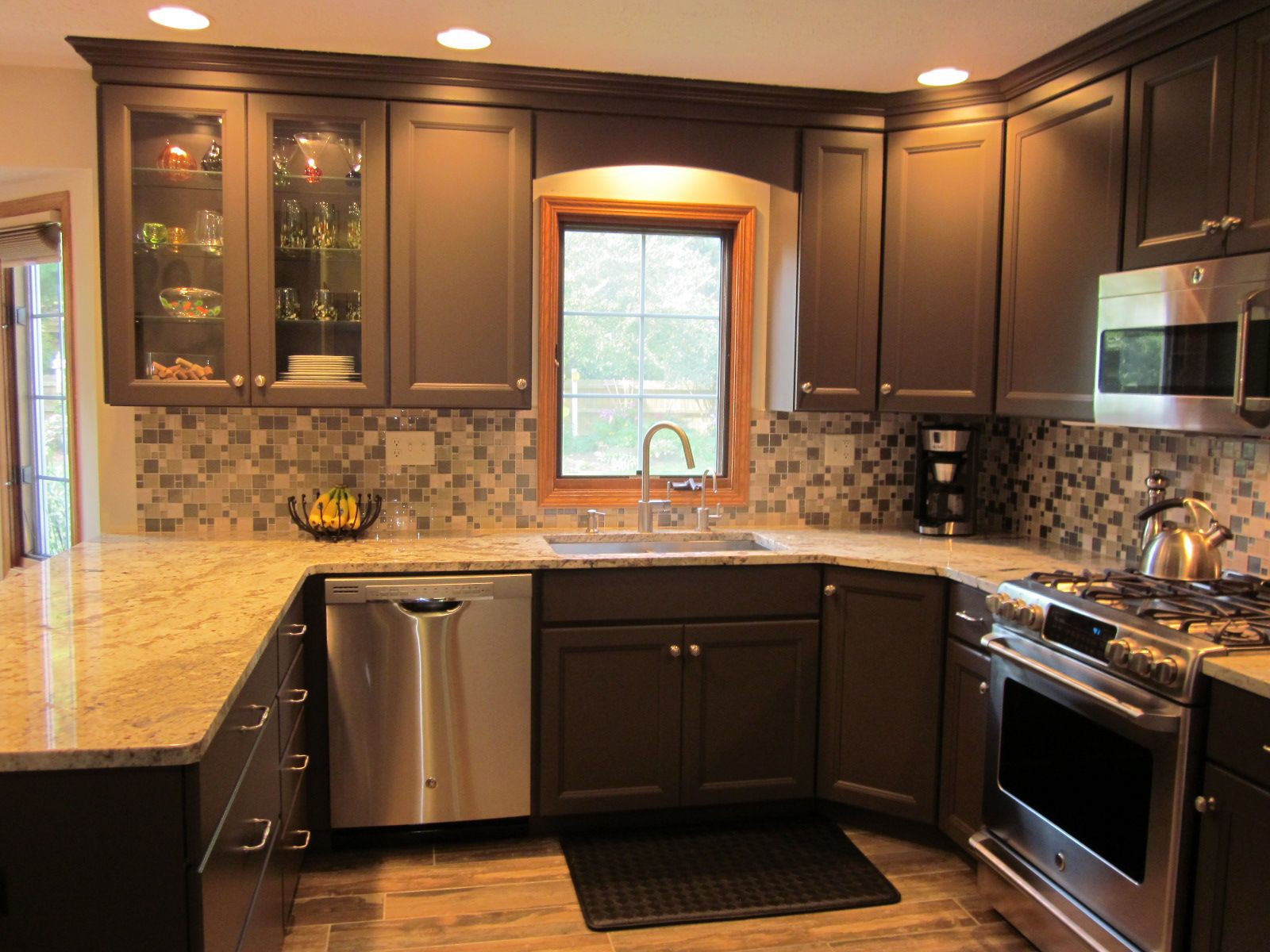 Kitchen Cabinet Valances
 wood valance over kitchen sink Google Search