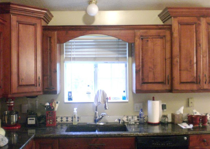 Kitchen Cabinet Valances
 Wood Valance Over Kitchen Sink in 2019