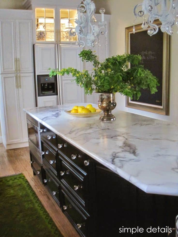 Kitchen Counter Marble
 36 Marbled Countertops To Ignite Your Kitchen Revamp