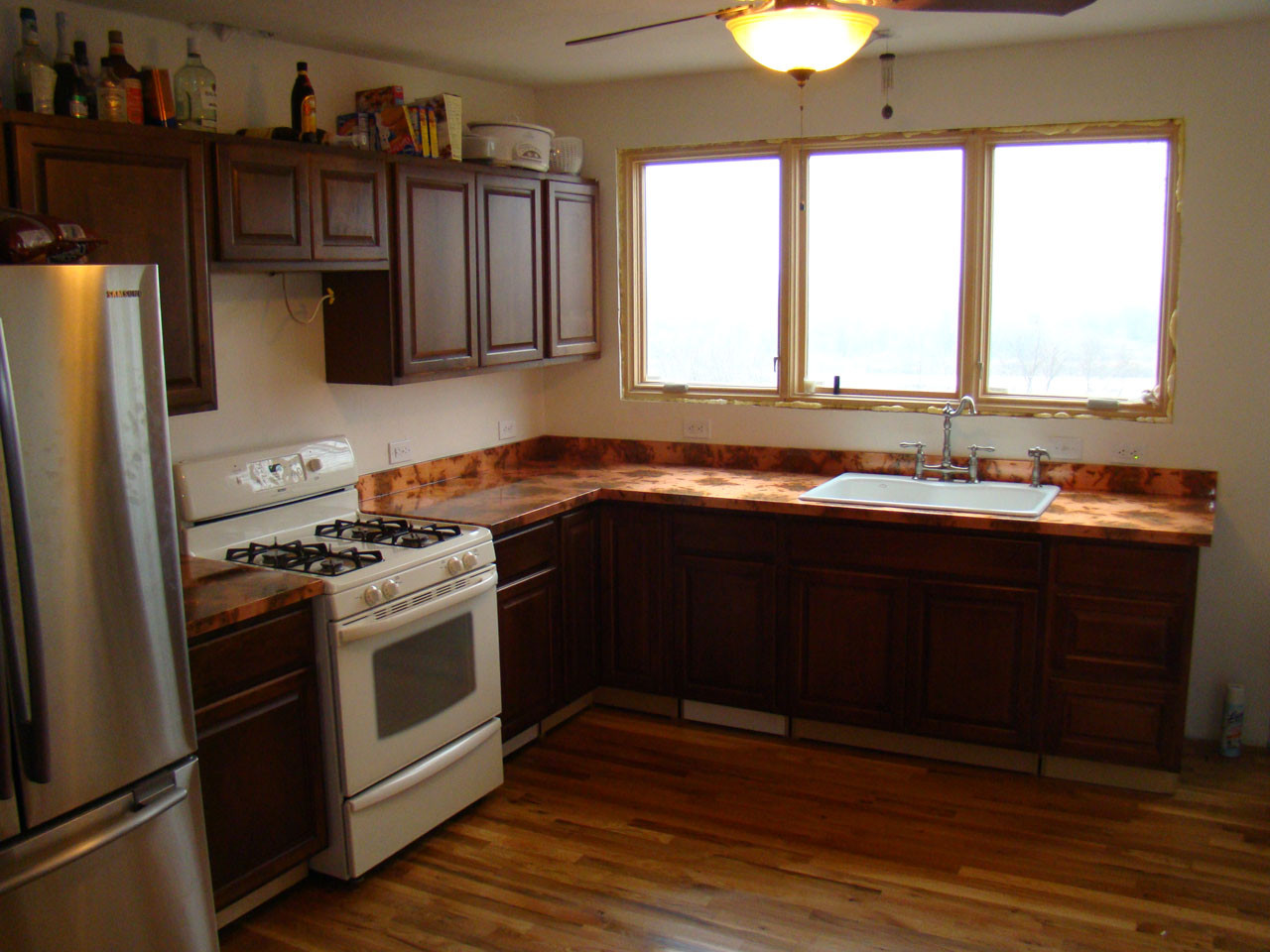 Kitchen Counters Diy
 The kitchen and DIY Copper Countertops