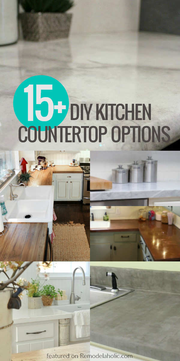 Kitchen Counters Diy
 DIY kitchen countertops