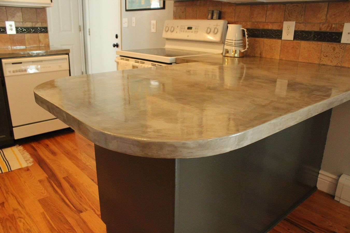 Kitchen Counters Diy
 DIY Concrete Kitchen Countertops A Step by Step Tutorial