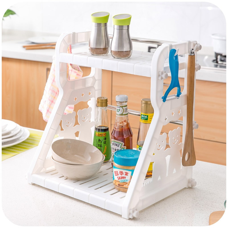 Kitchen Countertop Shelf
 Kitchen cruet condiment racks kitchen countertops