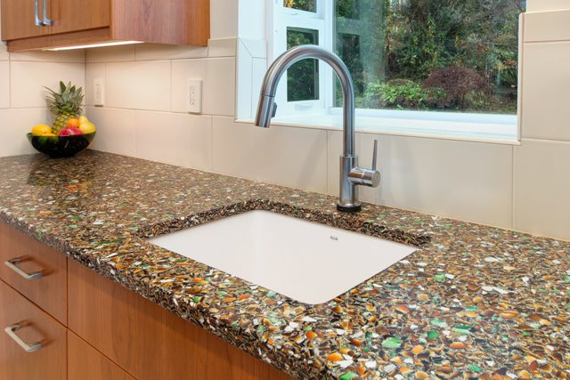 Kitchen Countertops Portland Oregon
 Glass Countertops Project in Portland Oregon Sitka Projects