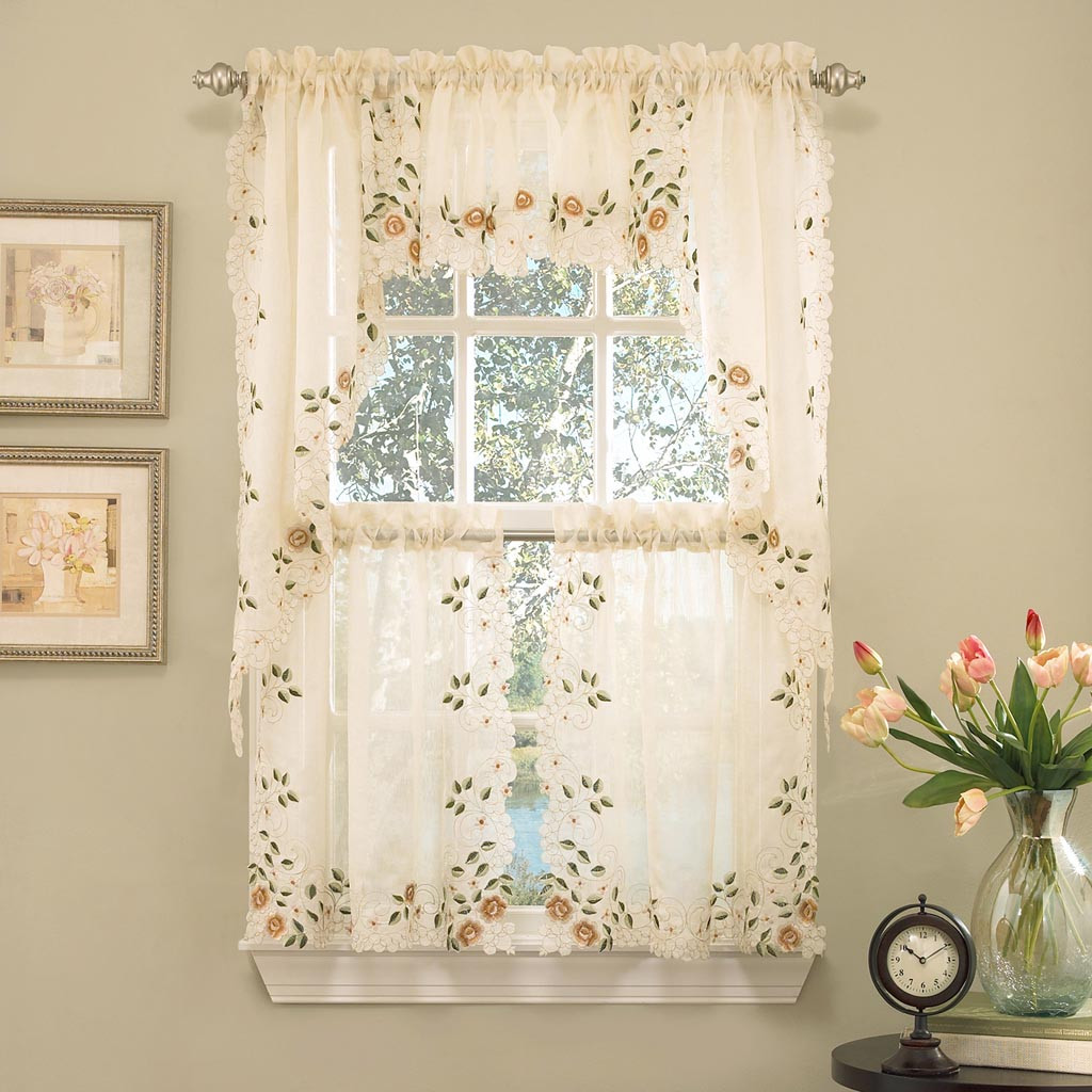 Kitchen Curtains Swag
 Kitchen Curtain Swags And Valances