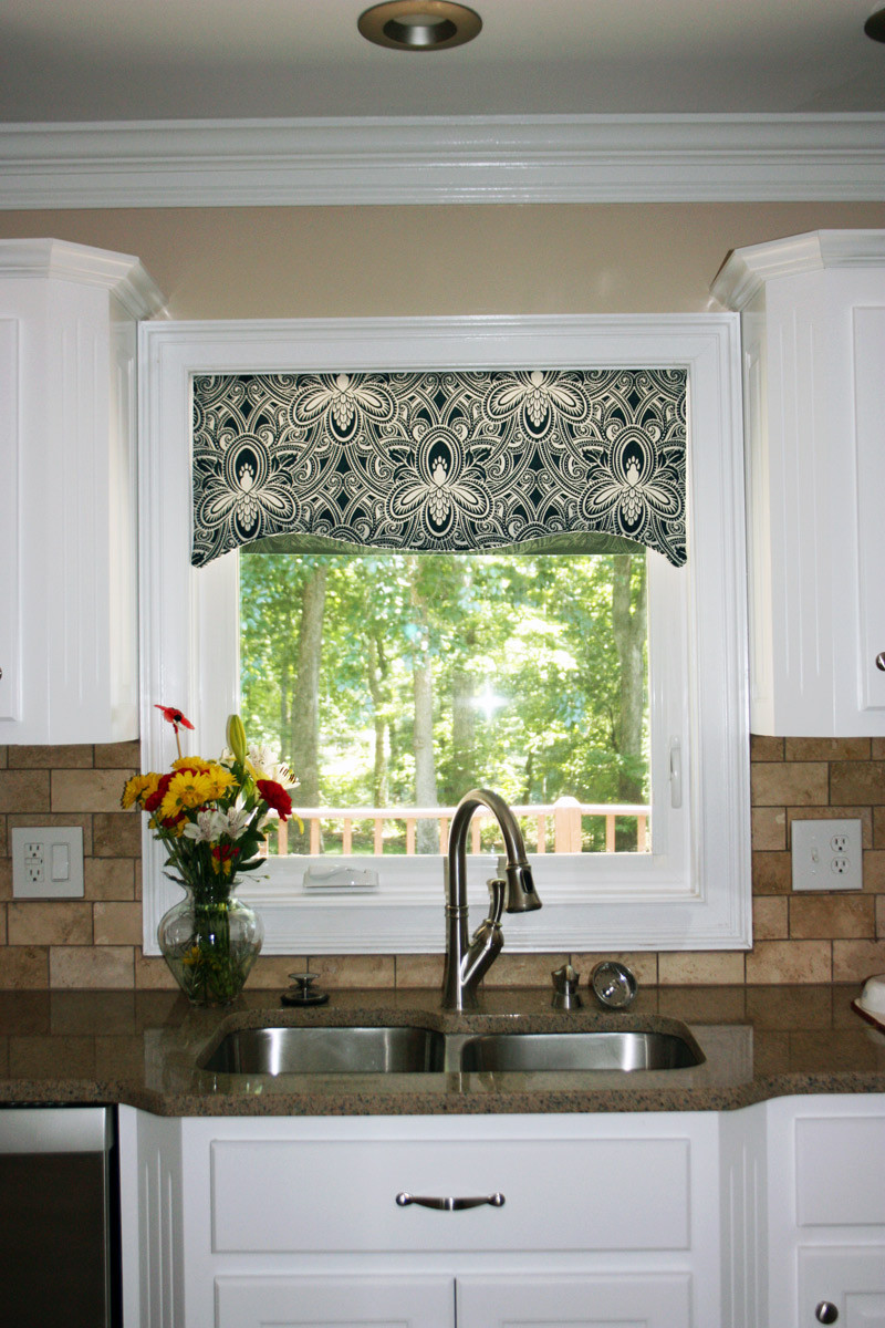 Kitchen Door Window Curtains
 Contemporary Window Valances – HomesFeed