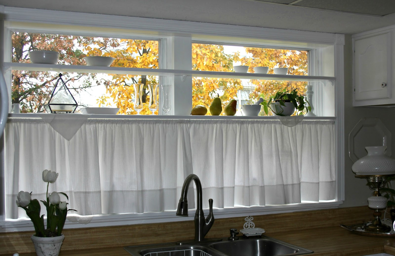 Kitchen Door Window Curtains
 Half Window Curtains Ideas – HomesFeed
