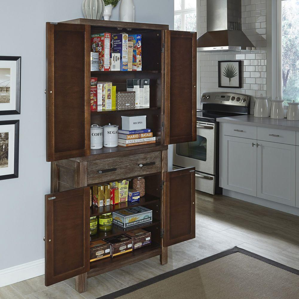 Kitchen Food Storage
 Home Styles Barnside Weather Aged Food Pantry 5516 65