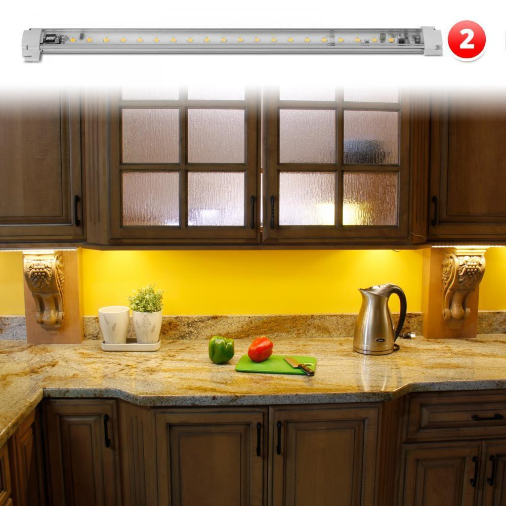 Kitchen Lighting Cabinet
 LED Under Cabinet Lighting Warm White 2pc 12" Light Bar