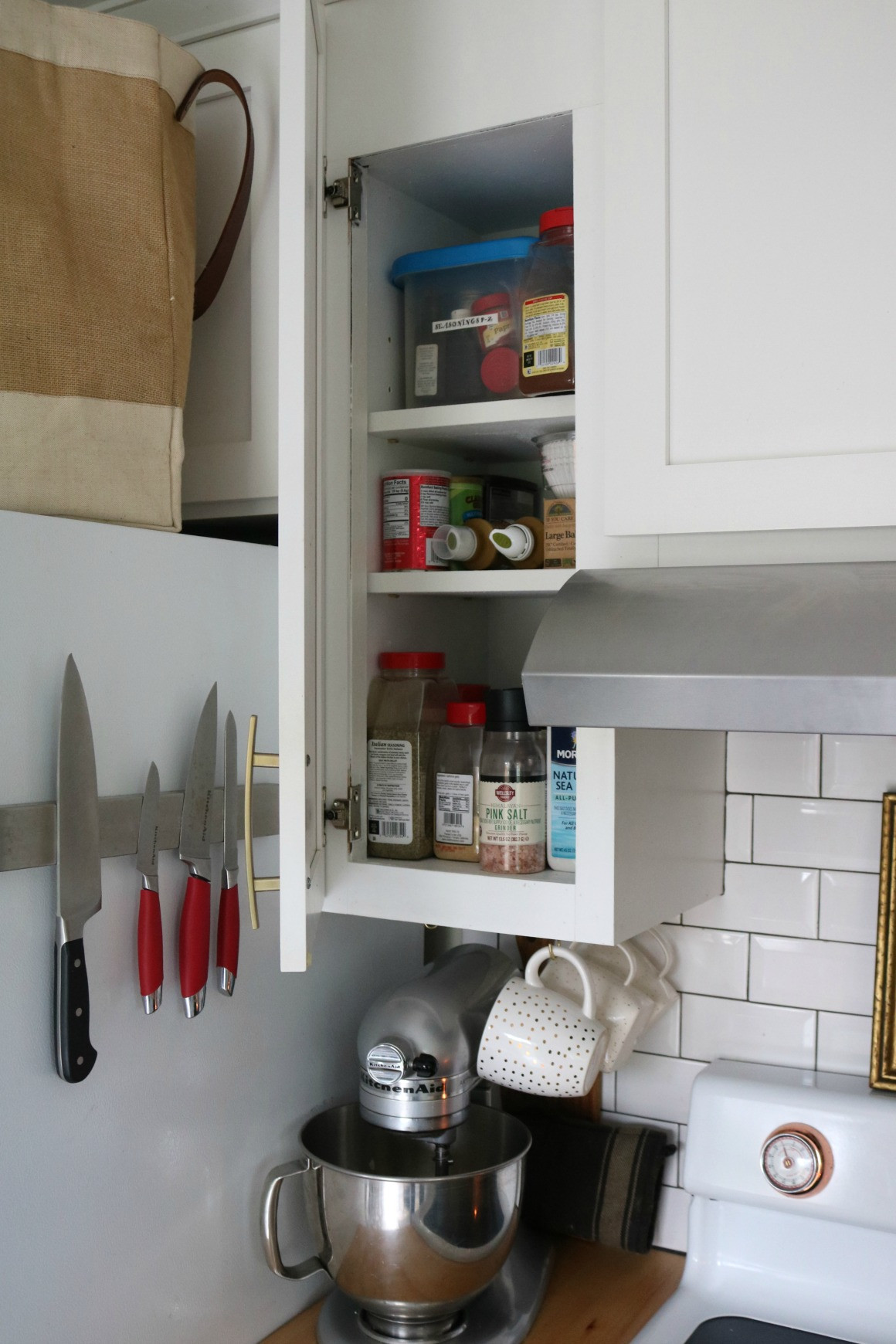 Kitchen Organization Ideas Small Spaces
 Small Space Living Series Kitchen Cabinets and Organizing