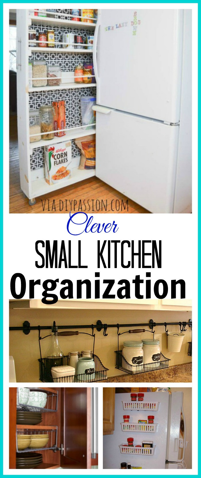 Kitchen Organization Ideas Small Spaces
 10 Ideas For Organizing a Small Kitchen A Cultivated Nest