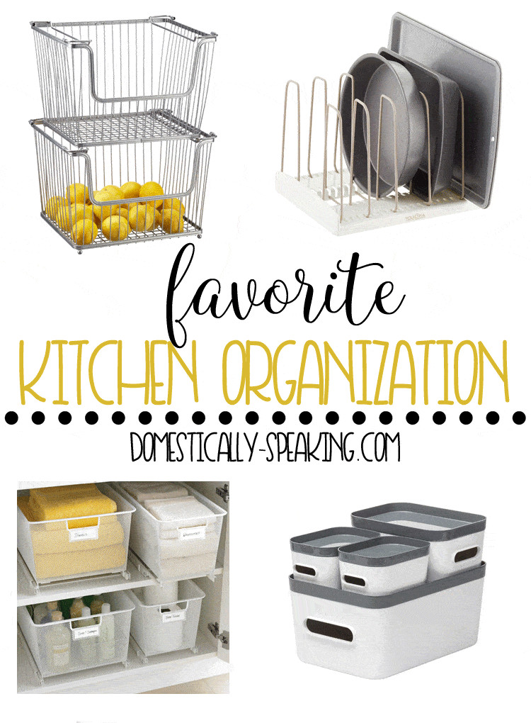 Kitchen Organizer Products
 Favorite Kitchen Organization Products Domestically Speaking