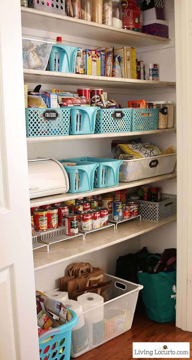 Kitchen Pantry Organizers
 Kitchen Pantry Organization Makeover Free Printable Labels