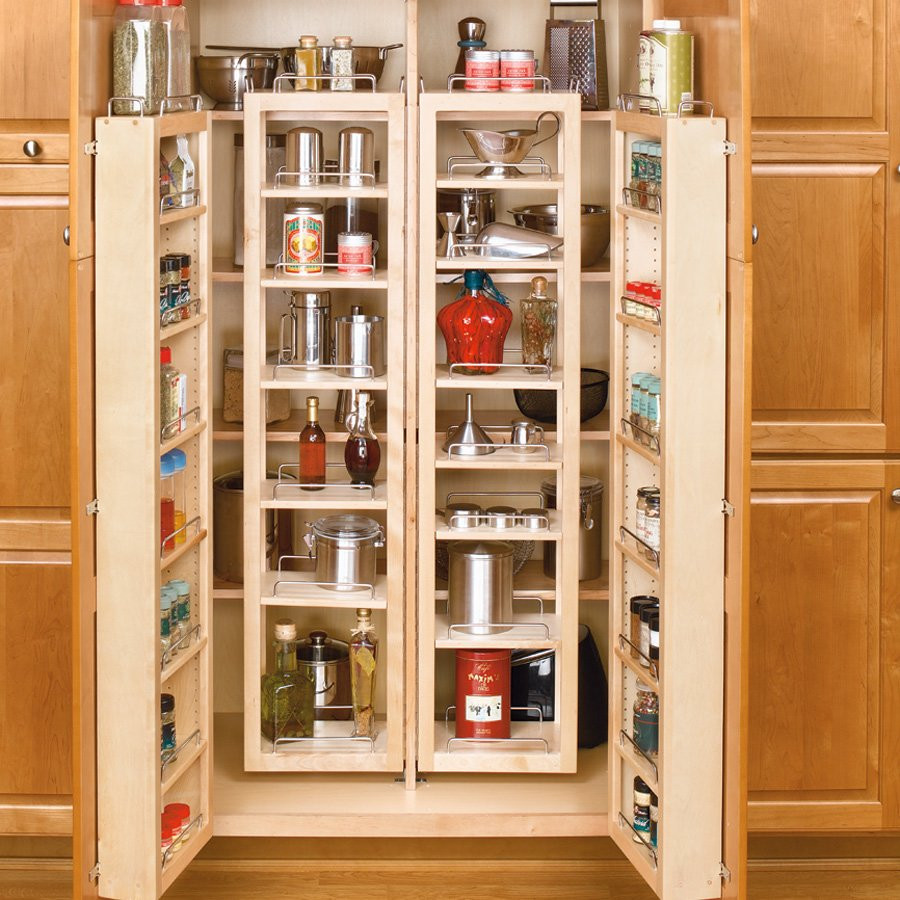Kitchen Pantry Organizers
 51" Swing Out Pantry Kit Maple 4WP18 51 KIT by Rev A