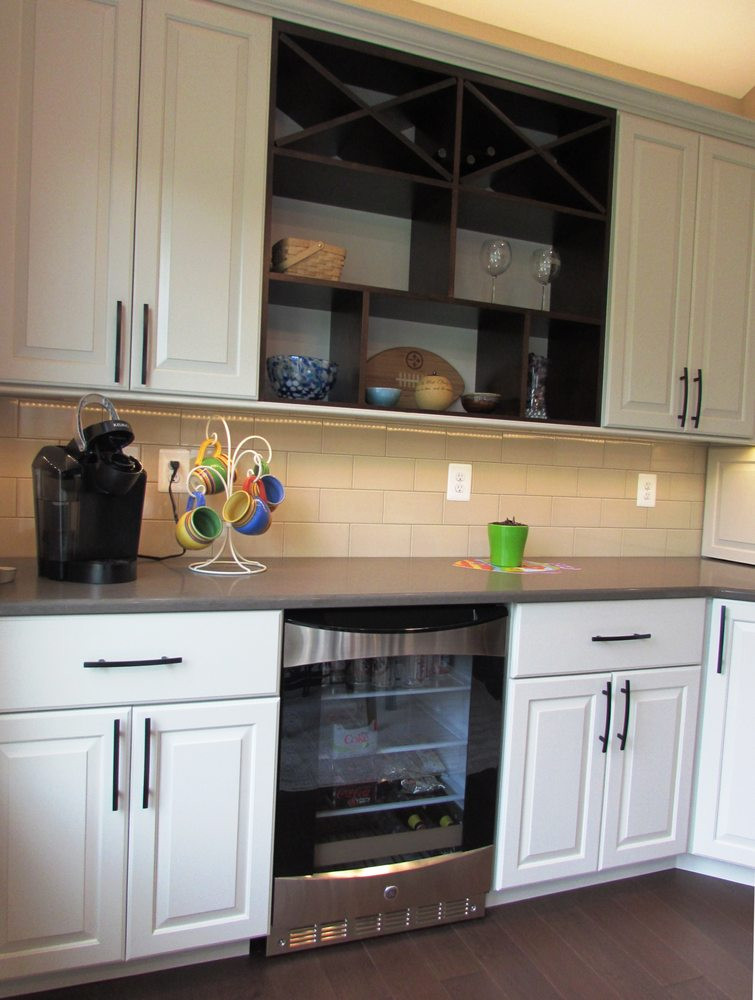 Kitchen Remodelers Maryland
 Coffee drink station in Urbana MD kitchen remodel by