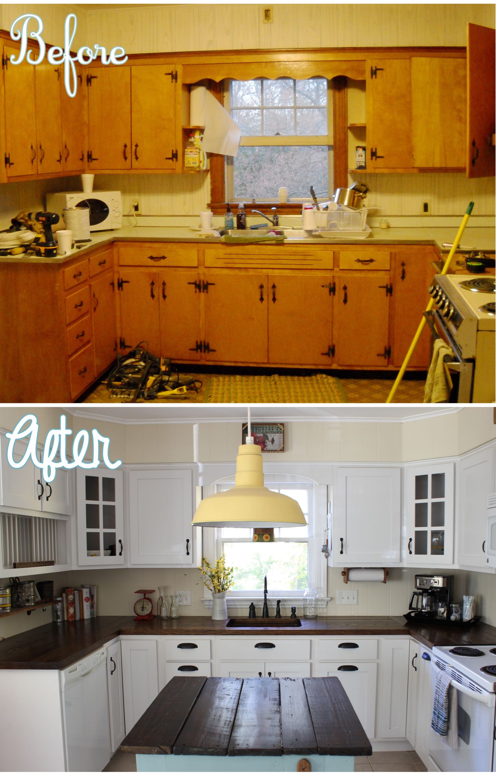 Kitchen Remodels Before And After
 Country Kitchen Renovation