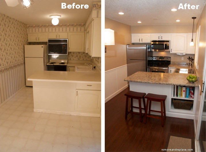 Kitchen Remodels Before And After
 Beautiful Kitchen Remodel A Bud Before and After