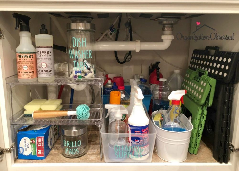 Kitchen Sink Organization
 12 Clever Under The Kitchen Sink Organization Ideas