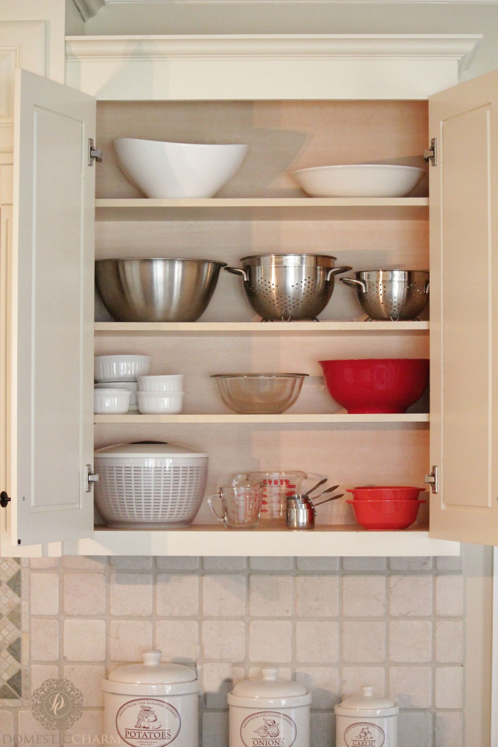 Kitchen Storage Organizer
 Organizing Your Kitchen Cabinets Domestic Charm