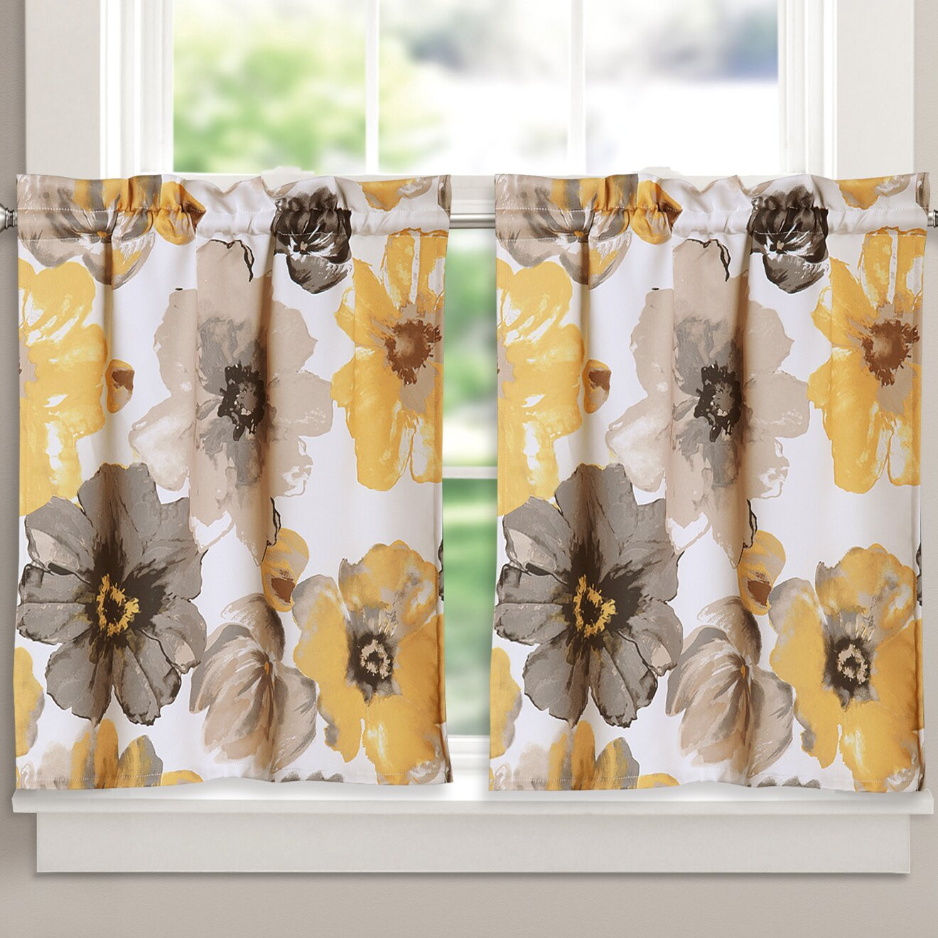 Kitchen Tier Curtains
 Leah Room Darkening Kitchen Tier Curtain