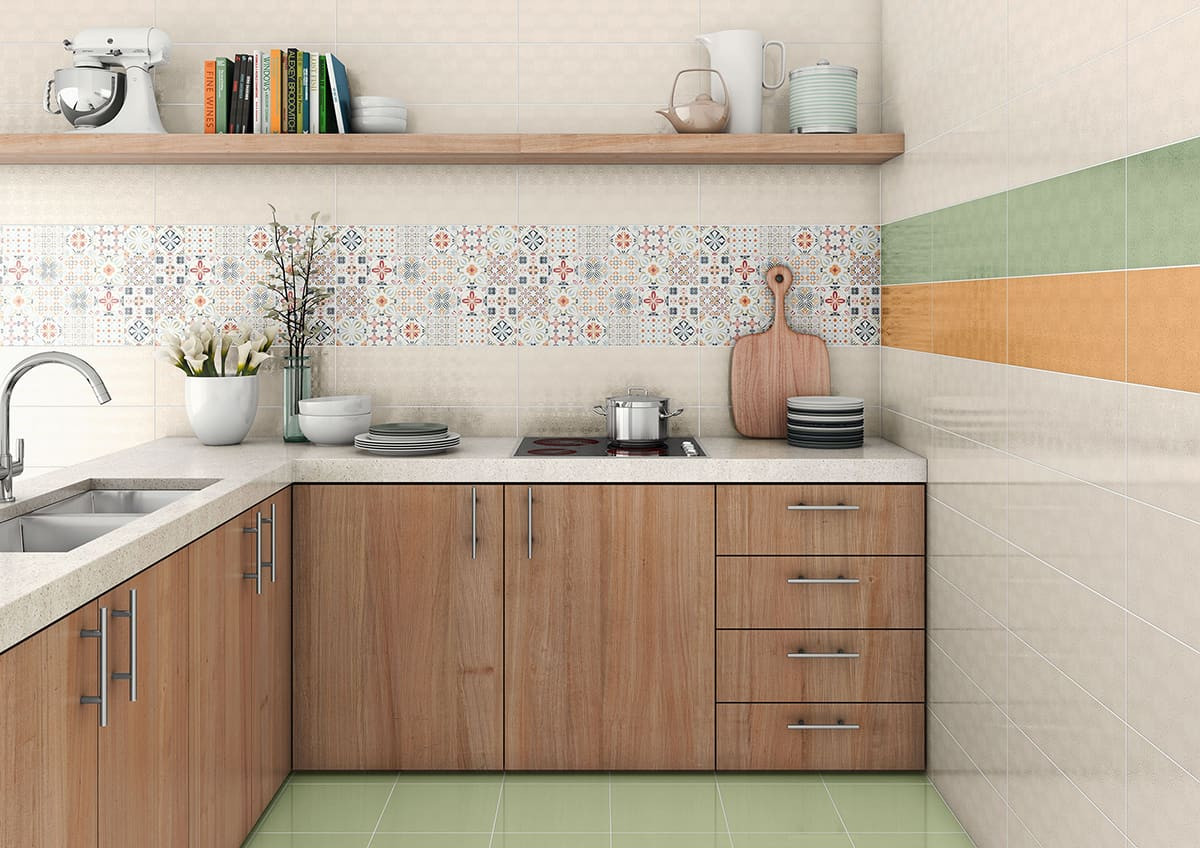 Kitchen Tiles Patterns
 Top 15 Patchwork Tile Backsplash Designs for Kitchen