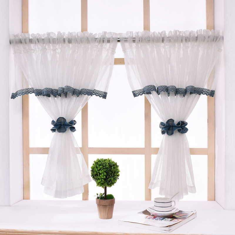 Kitchen Valance Modern
 RZCortinas Pastoral Kitchen Curtains With Elegant Valance