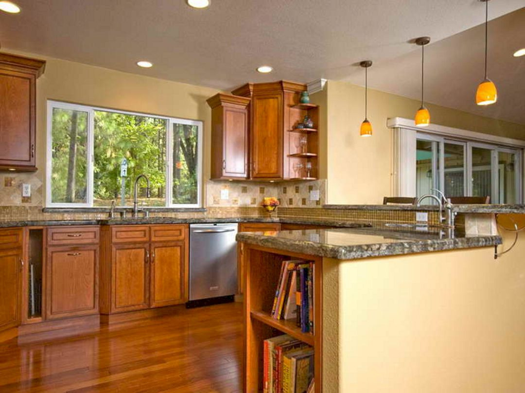 Kitchen Wall Color Ideas
 Color Ideas For Kitchen Walls With Wood Cabinet Color