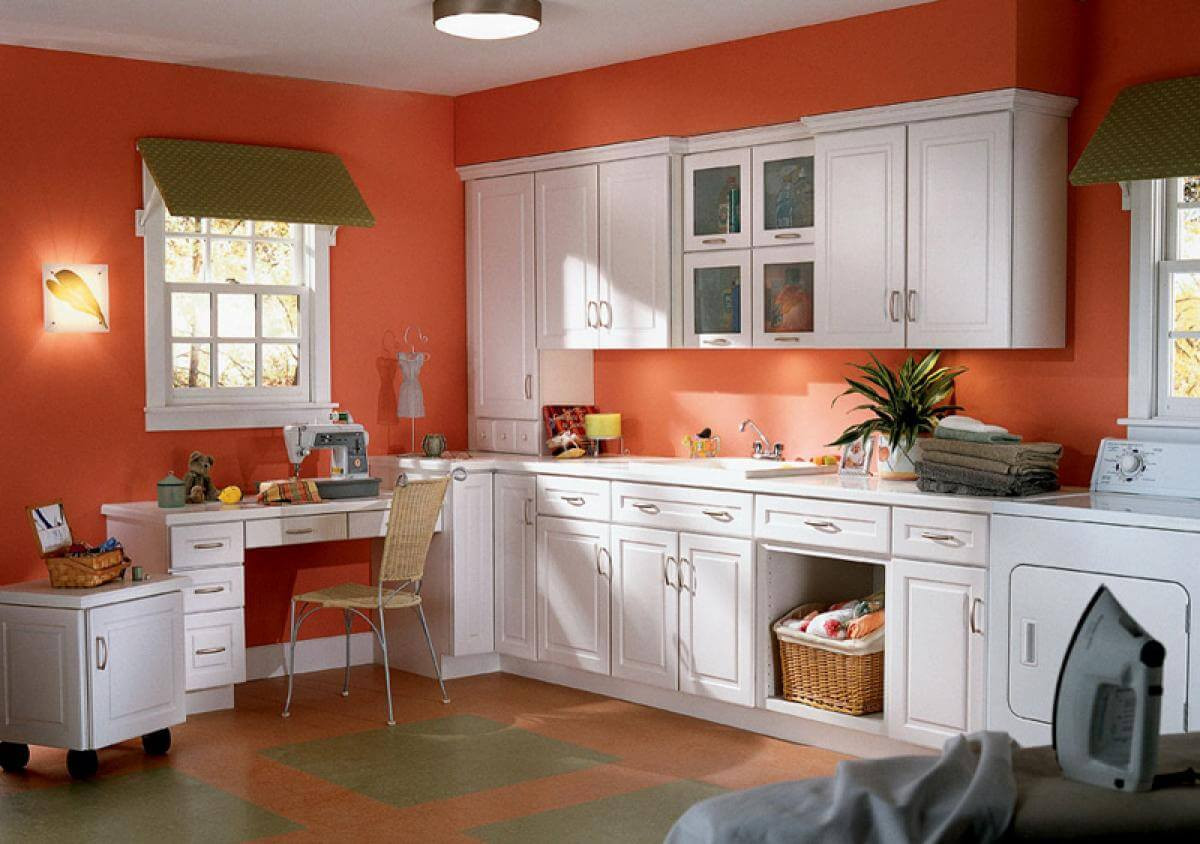 Kitchen Wall Color Ideas
 Kitchen Color Schemes with White Cabinets Interior