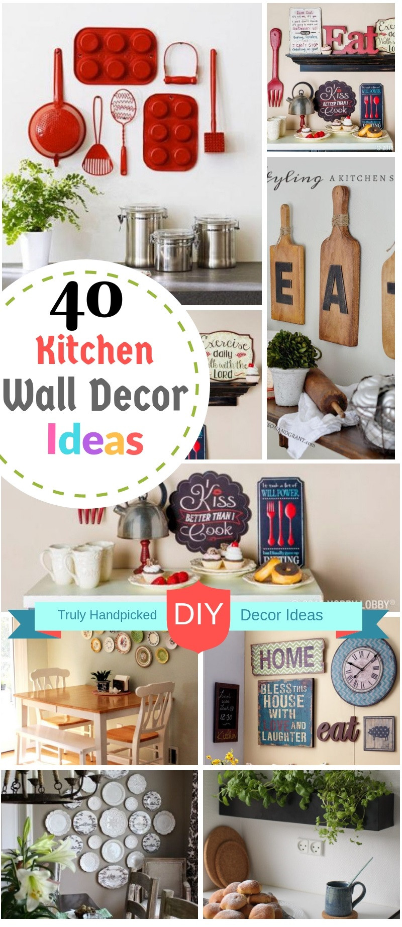 Kitchen Wall Decor Ideas DIY
 40 DIY Kitchen Wall Decor Ideas Creative Farmhouse and