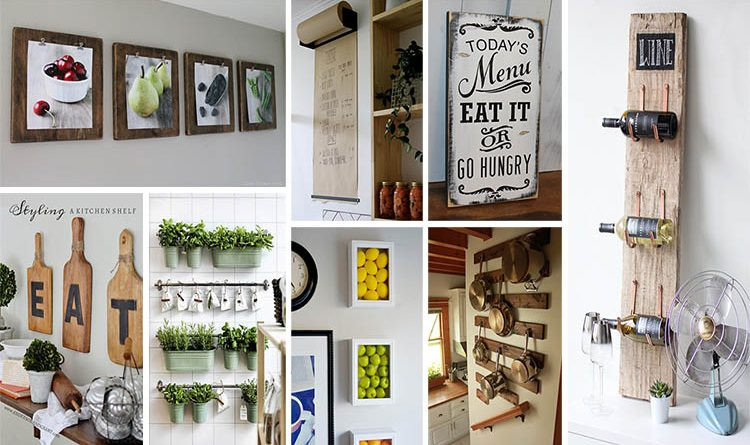 Kitchen Wall Decor Ideas DIY
 20 Gorgeous Kitchen Wall Decor Ideas to Stir Up Your Blank