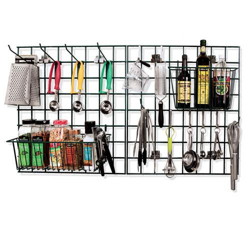 Kitchen Wall Organizer System
 Focus Foodservice FWMKIT1 EZ Wall Prep and Drying Kit