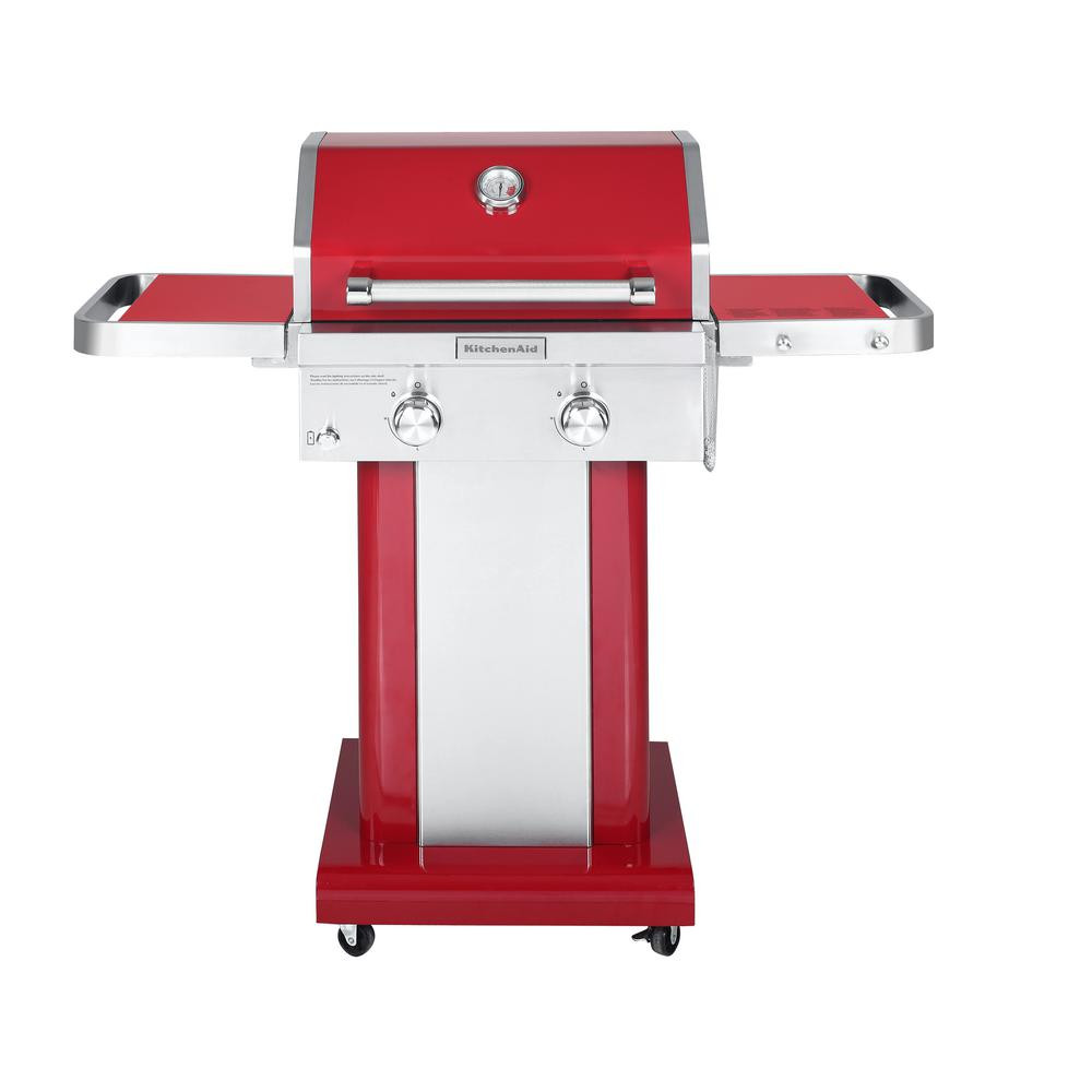 Kitchenaid Outdoor Grill
 KitchenAid 2 Burner Propane Gas Grill in Red 720 0891C