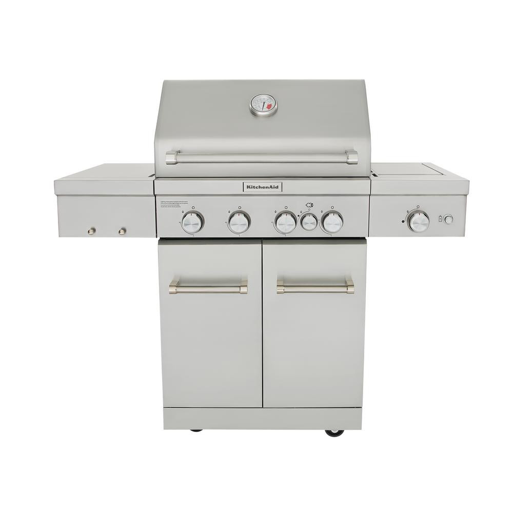 Kitchenaid Outdoor Grill
 KitchenAid 4 Burner Propane Gas Grill in Stainless Steel