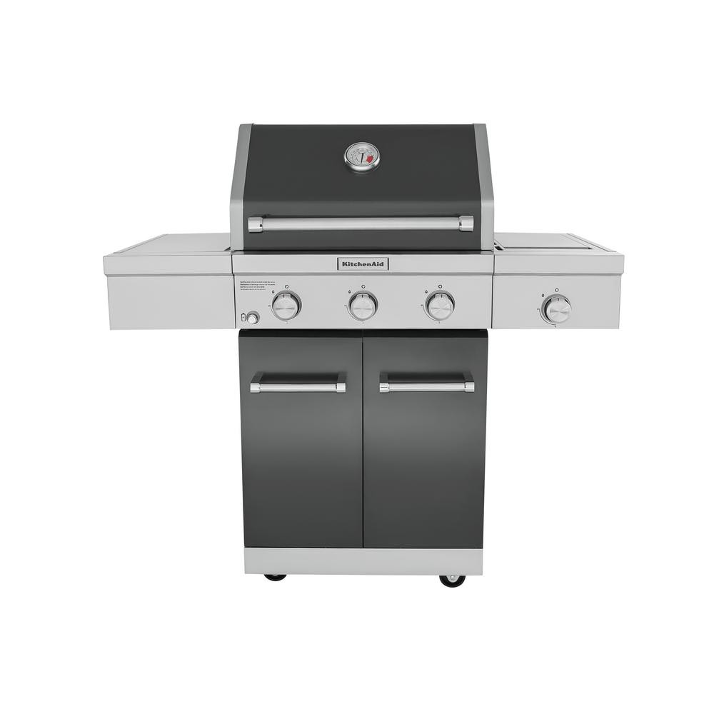 Kitchenaid Outdoor Grill
 KitchenAid 3 Burner Propane Gas Grill in Slate with