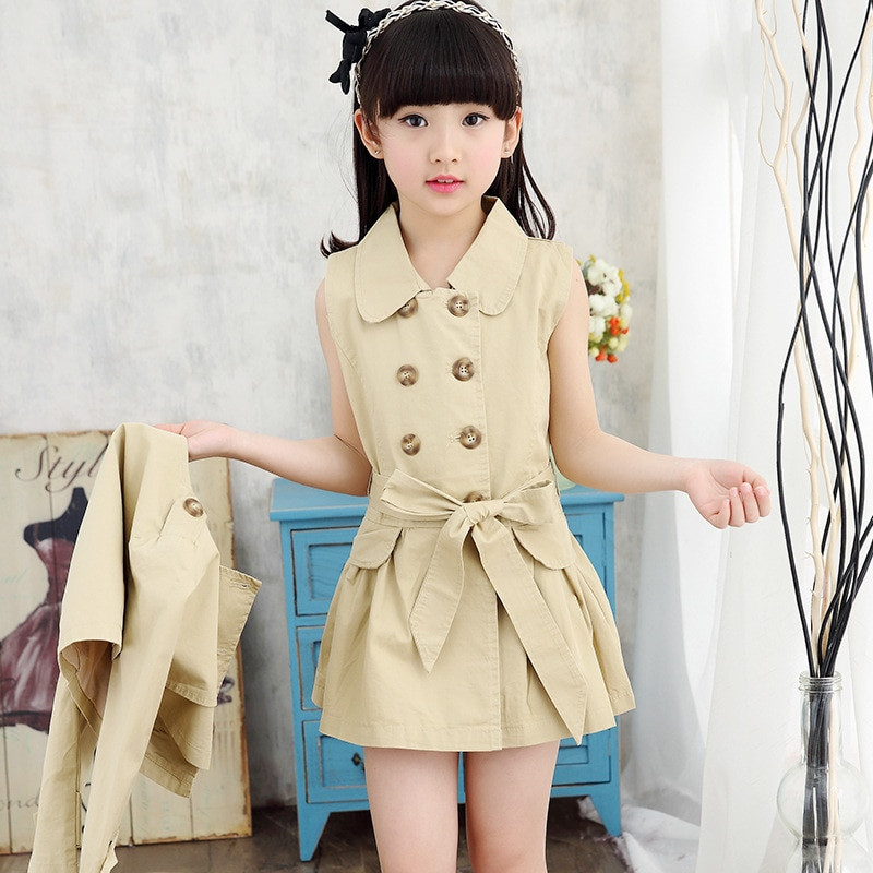 Korean Kids Fashion
 Kids Fashion Girls dress suit 2016 new big virgin princess