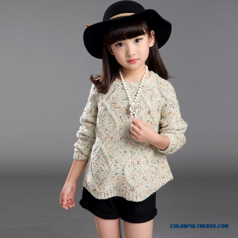 Korean Kids Fashion
 Cheap 2016 New Korean Fashion Color Blended Yarn Sweater