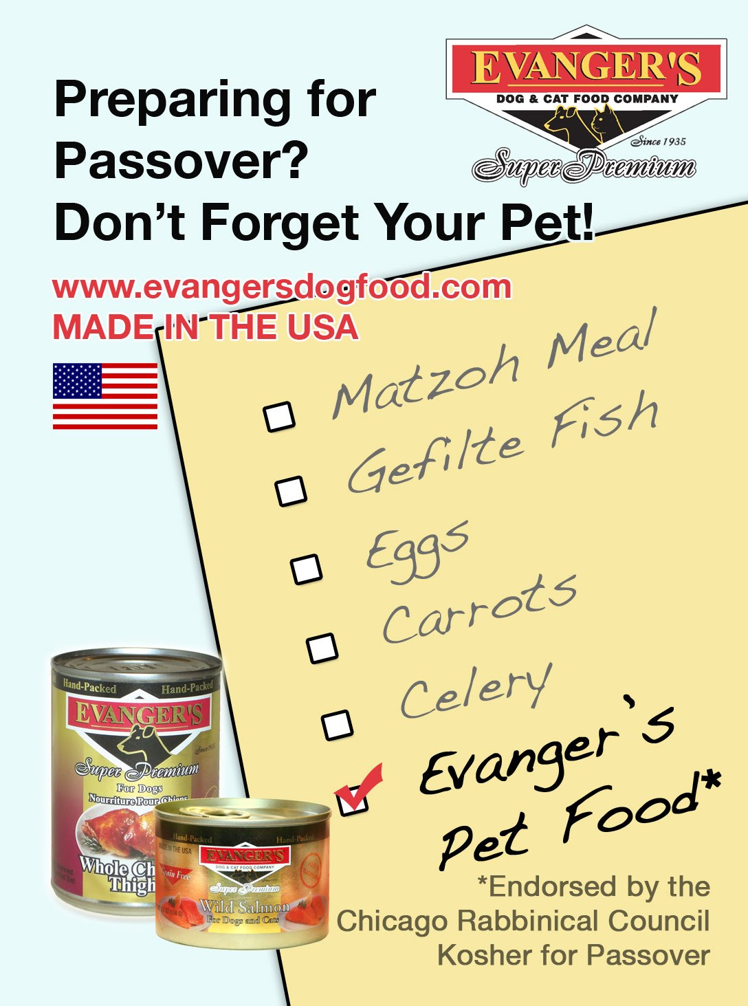 Kosher For Passover Cat Food
 What do you feed your pets during Passover