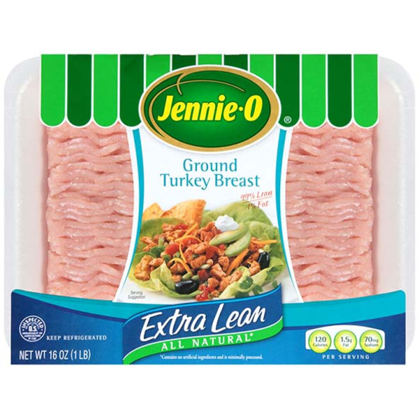 Kroger Ground Turkey
 Jennie O Extra Lean Ground Turkey Breast 16 oz from