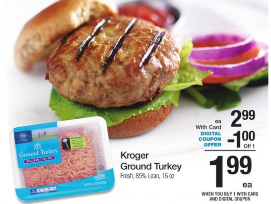 Kroger Ground Turkey
 Couponing at Kroger Free Friday Preview and Lots of New
