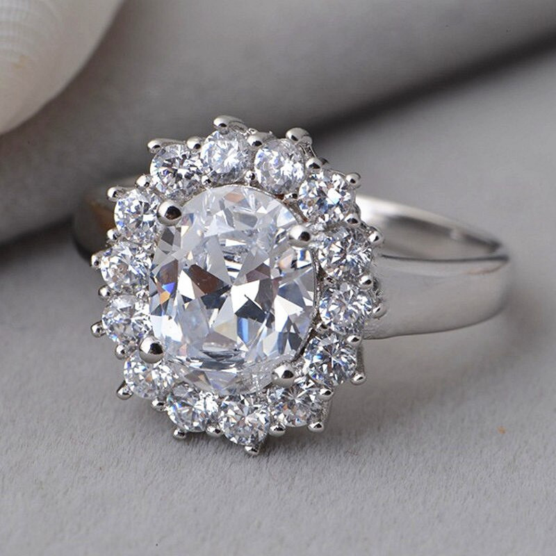 Lab Created Diamond Engagement Rings
 2 5ct Oval Cut Lab Created Diamond Ring Jewelry Simulated