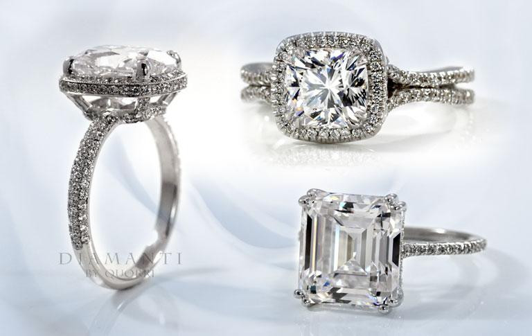 Lab Created Diamond Engagement Rings
 Diamanti Lab Created Diamond Affordable Engagement Rings