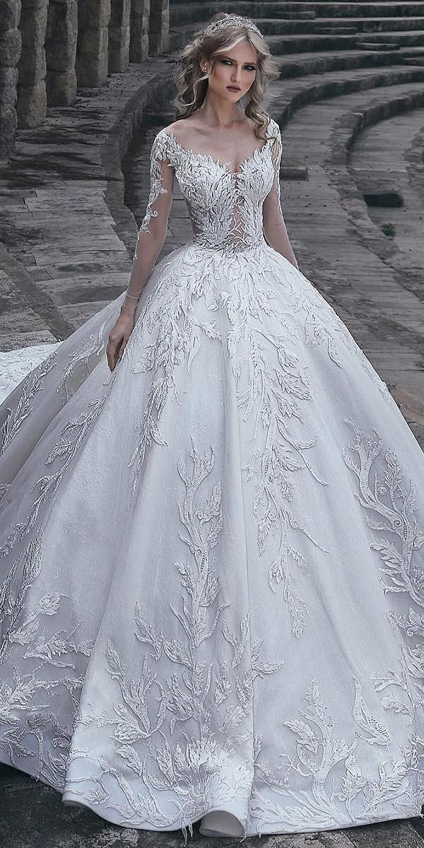 Lace Ball Gown Wedding Dresses
 24 Lace Ball Gown Wedding Dresses You Love