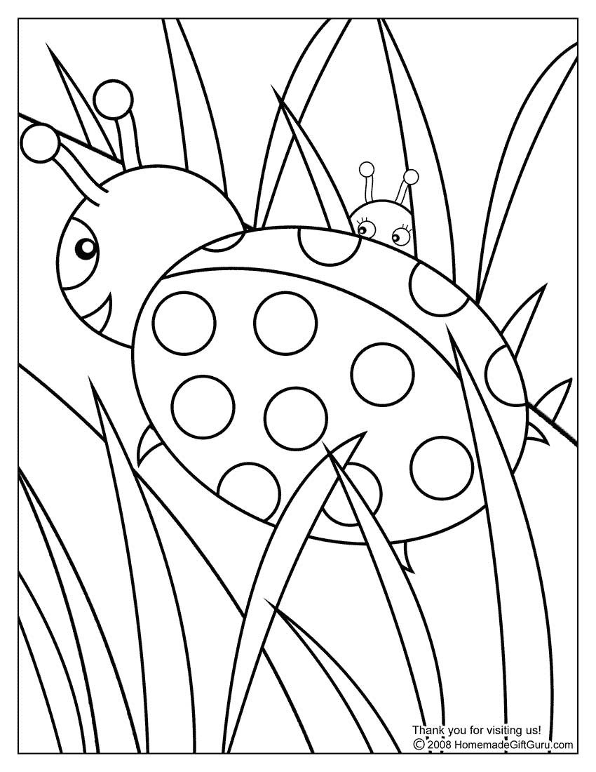 Ladybug Coloring Pages For Kids
 OODLES of DOODLES Ladybug Coloring Pages