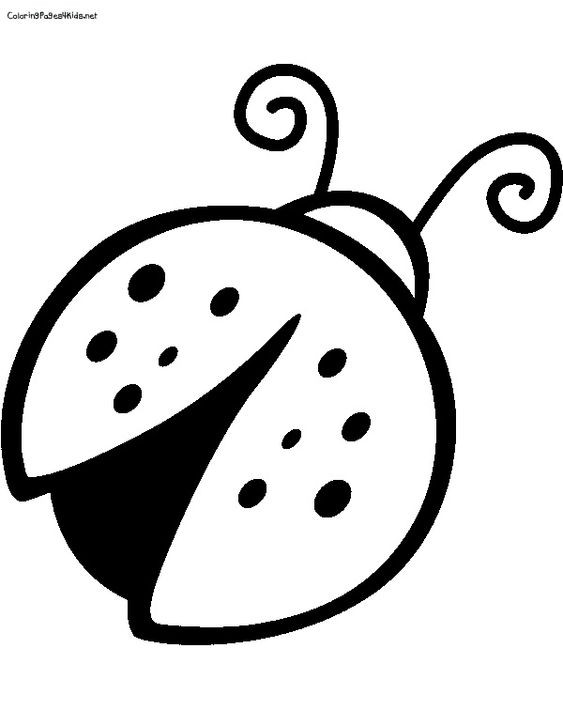 Ladybug Coloring Pages For Kids
 Ladybugs Coloring pages for kids and Coloring on Pinterest