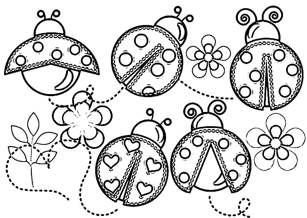 Ladybug Coloring Pages For Kids
 Ladybug Printable Coloring Pages Coloring Home