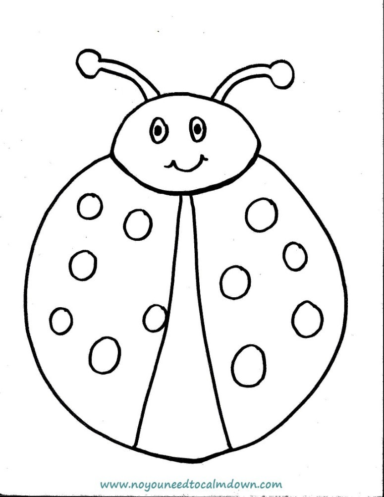 Ladybug Coloring Pages For Kids
 Ladybug Coloring Page for Kids Free Printable