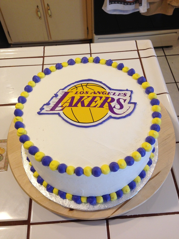 Lakers Birthday Cake
 1000 images about Bday cake on Pinterest