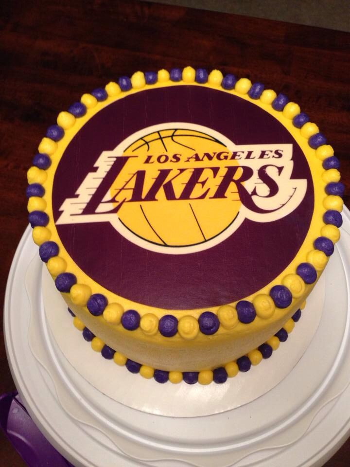 Lakers Birthday Cake
 85 best Cakes I have made images on Pinterest