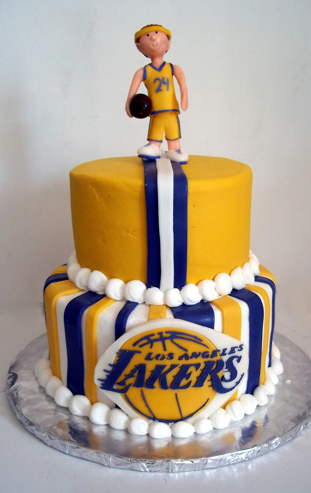 Lakers Birthday Cake
 Violet s Custom Cakes July 2011