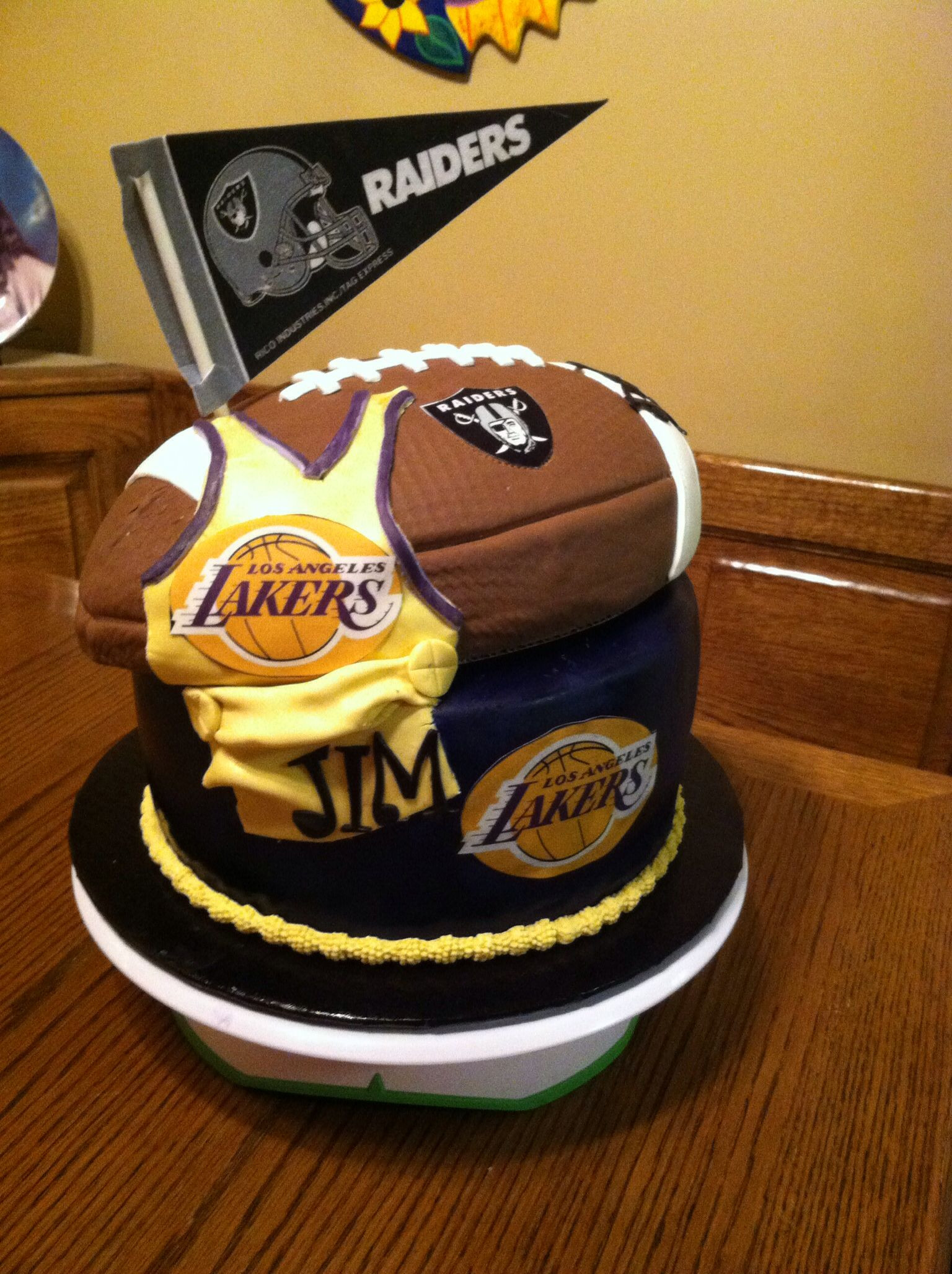 Lakers Birthday Cake
 Cake